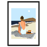 No Posting, No Liking, Just Living, Solitude Solo Woman Travel, Boss Lady Beach Ocean Sea, Summer Tan Bohemian thumbnail