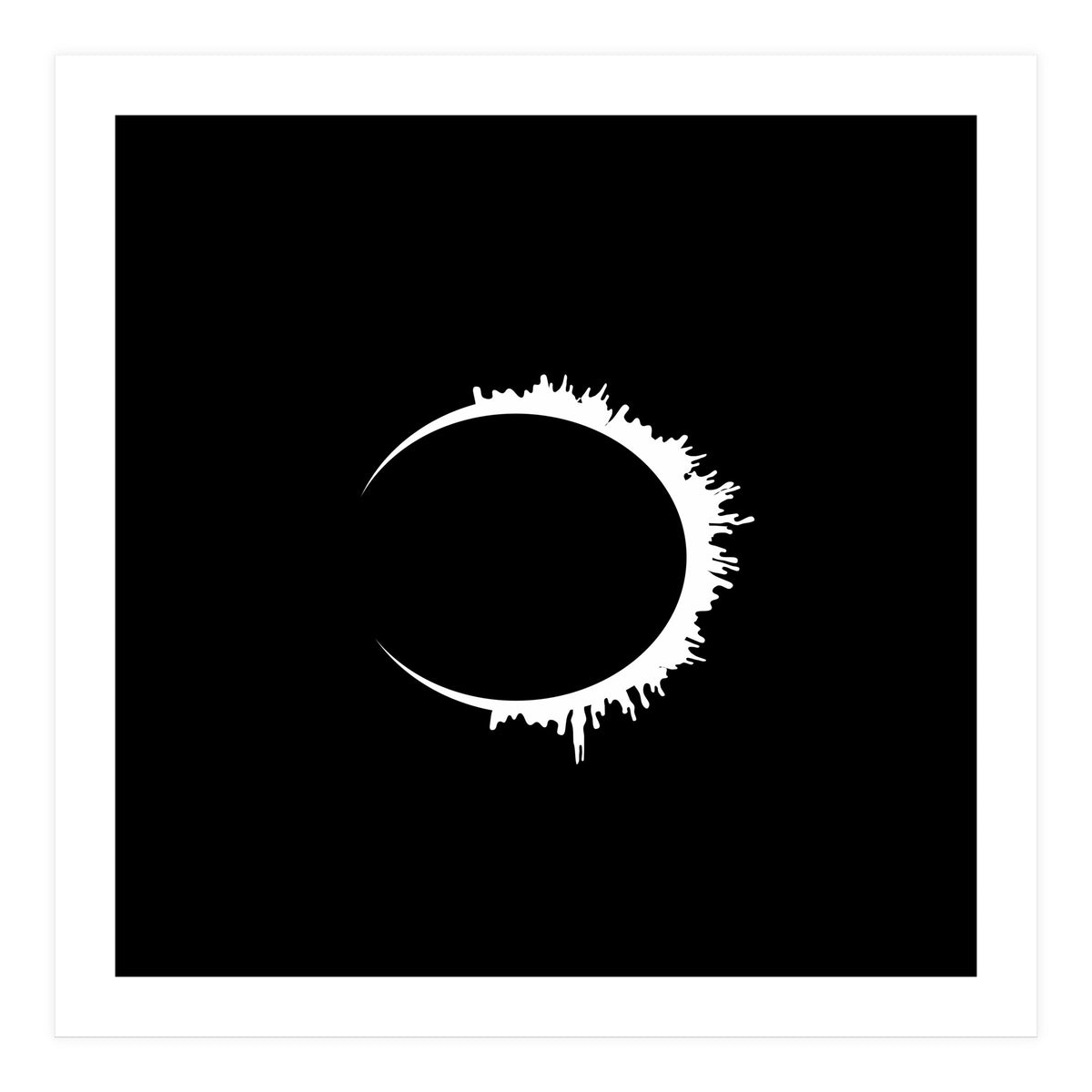 Solar lunar eclipse (Print Only)