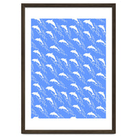 Swimming dolphins
