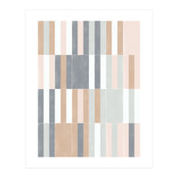 Muted Pastel Tiles 03 (Print Only)