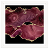Burgundy & Gold Glitter Agate Texture 03 thumbnail