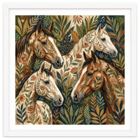 Equestrian Floral Harmony