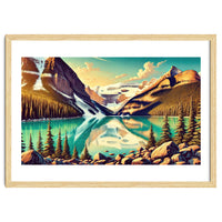 Vintage Lake Louise Banff Poster, Canada