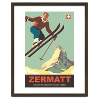 Ski Jump on Zermatt, Switzerland