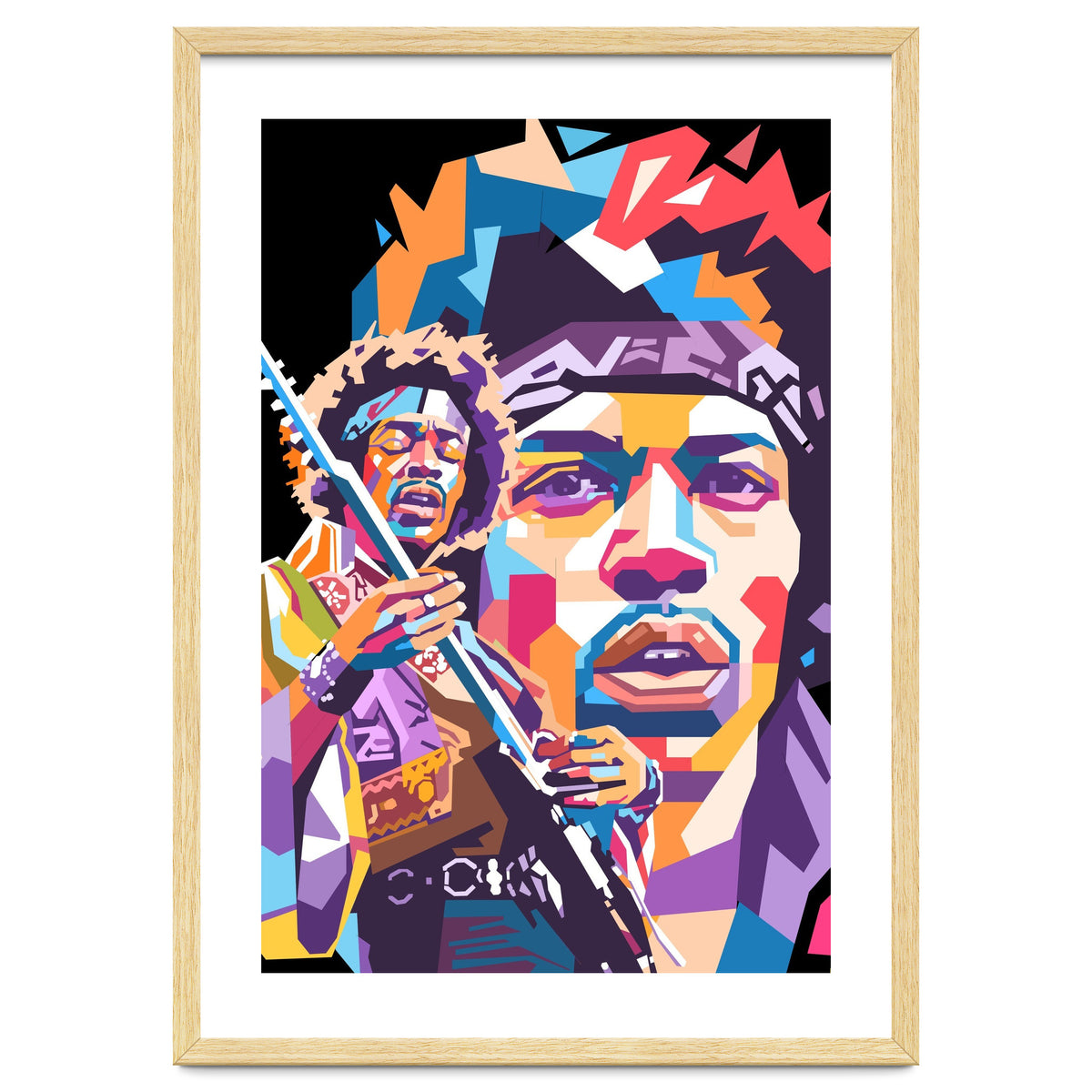 Jimi Hendrix wpap art