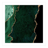 Emerald & Gold Agate Texture 04 (Print Only) thumbnail