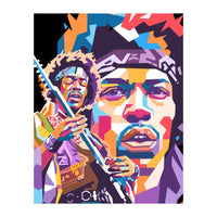 Jimi Hendrix wpap art (Print Only)