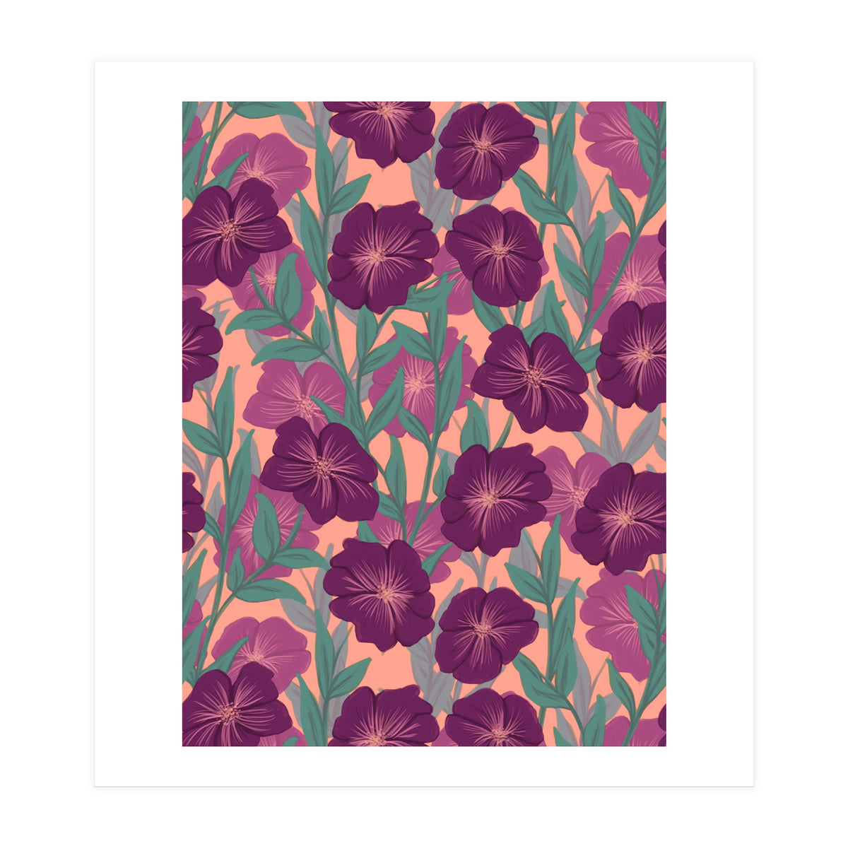 Bold Bloom Purple (Print Only)