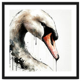 Watercolor Swan Portrait thumbnail