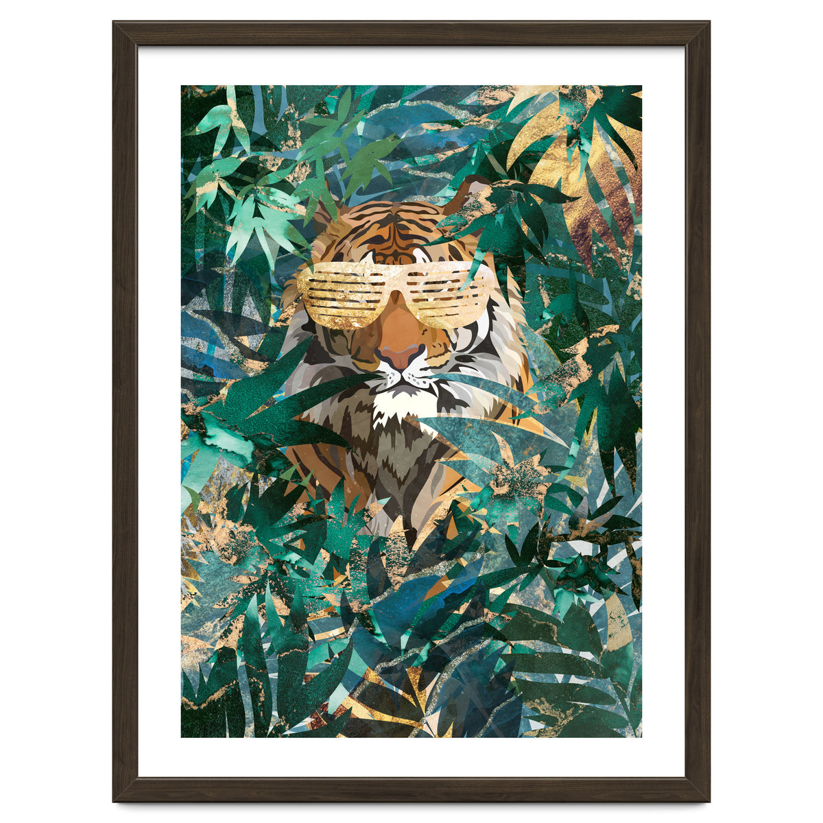 Hip hop tiger in the jungle