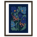 Klimt Flower Dark Blue thumbnail