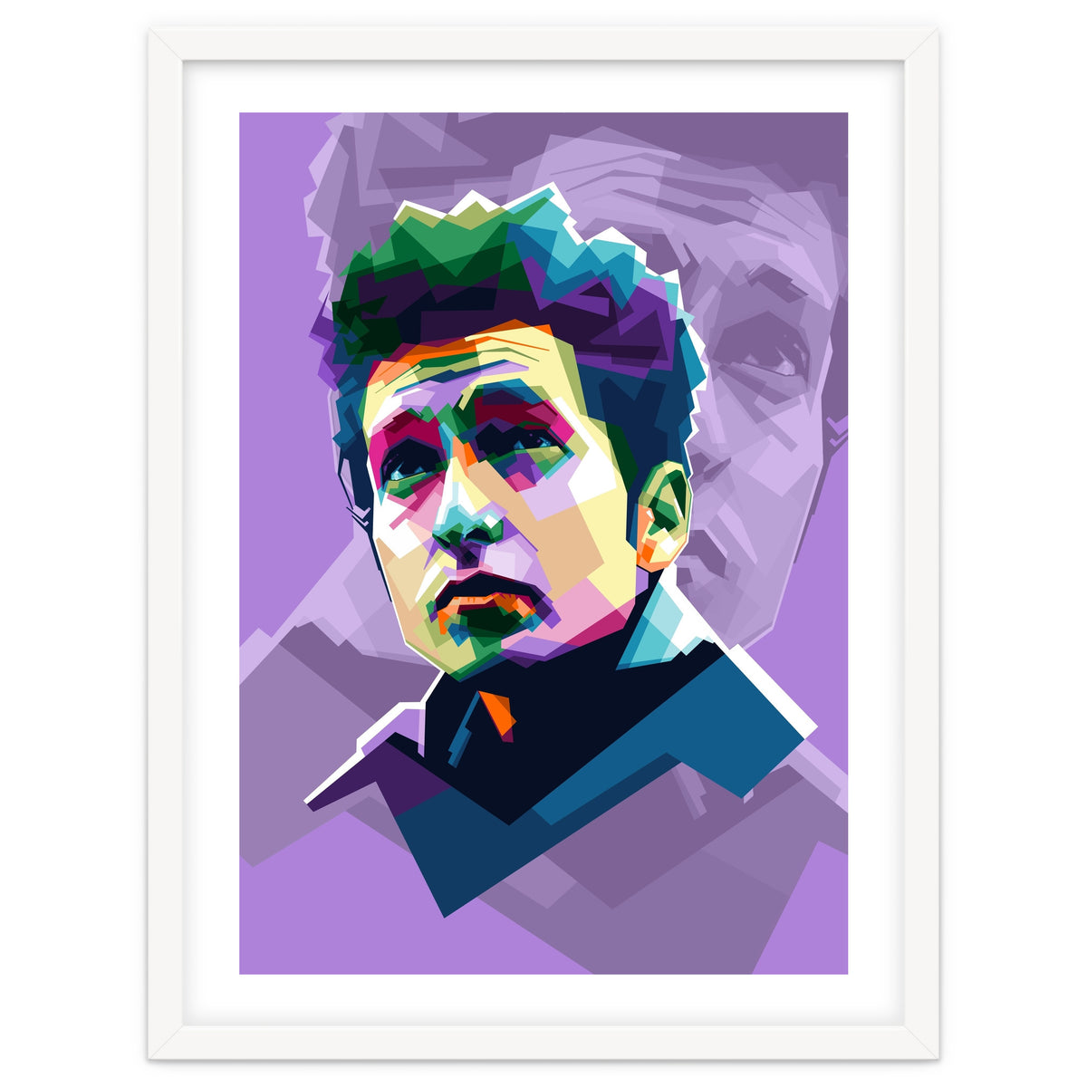 Bob Dylan Pop Art WPAP