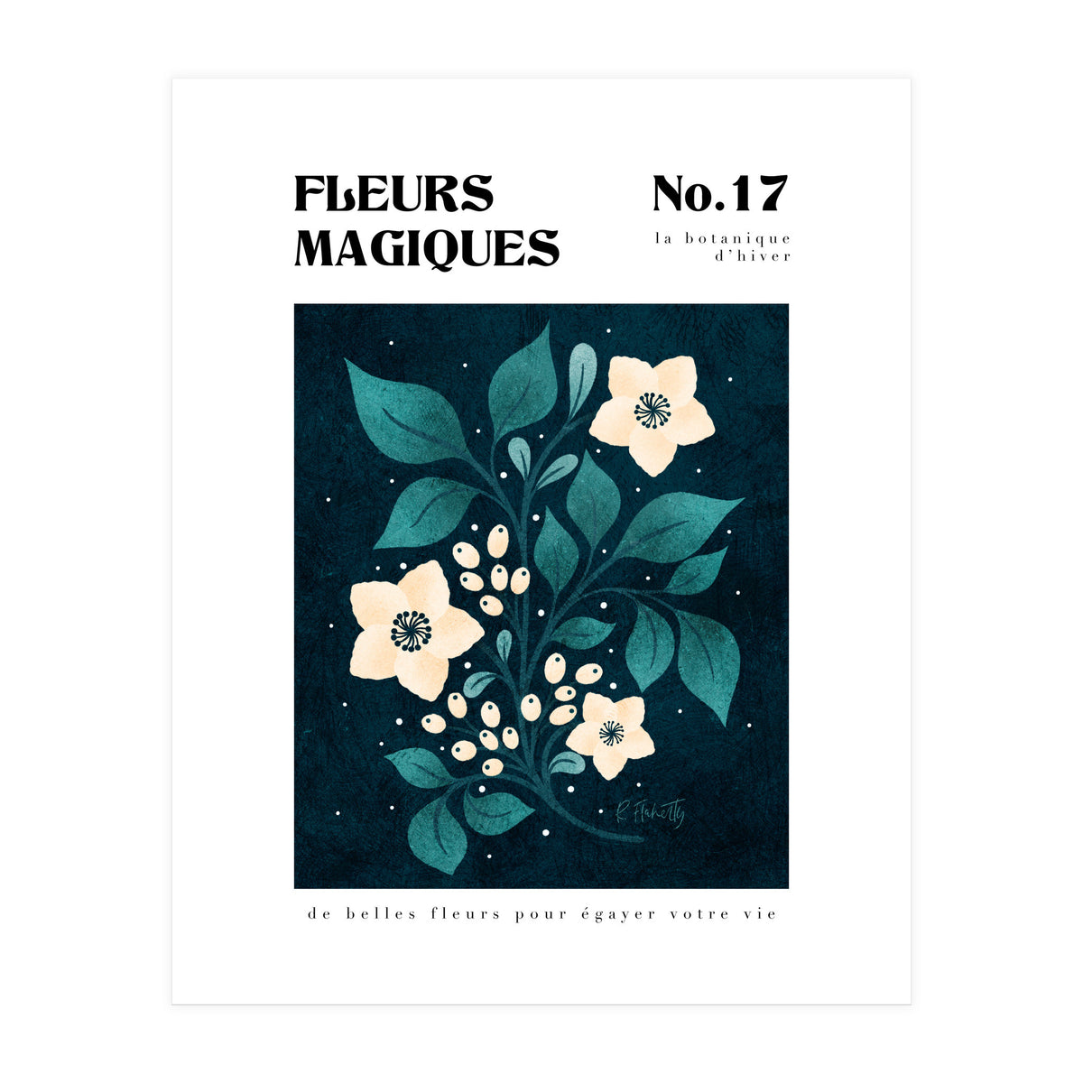 Magical Flowers No.17 Winter Botanicals (Print Only)