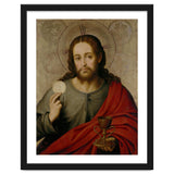 Juan de Juanes / 'The Saviour', 1545-1550, Spanish School, Oil on panel, 73 cm x 49 cm, P00845. thumbnail