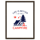 Life Is Better At The Campfire – Funny Camping Quote Gift for Campers thumbnail