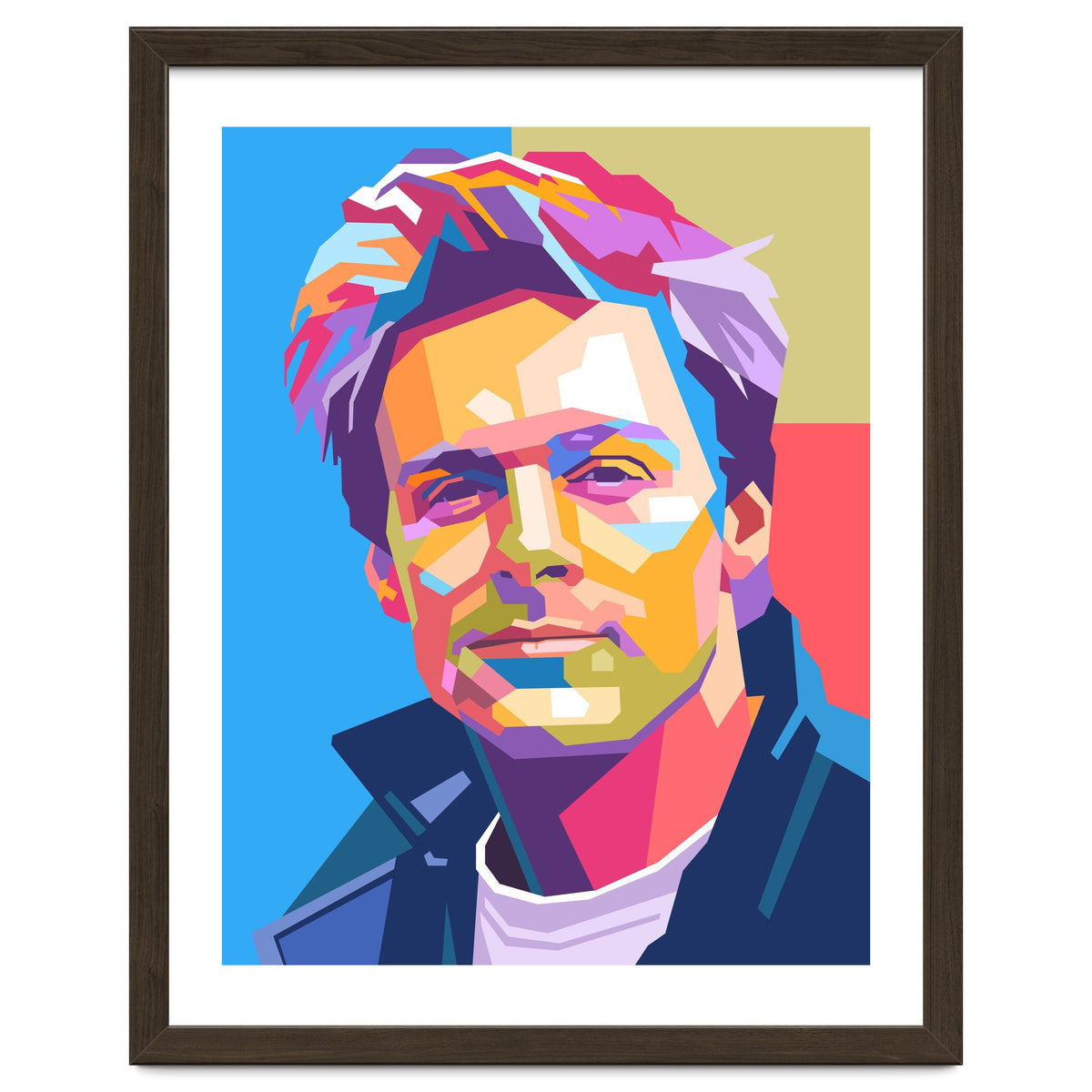 Bryan Adams pop art portrait