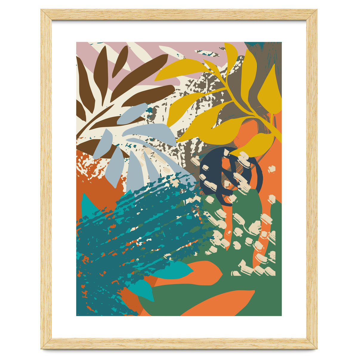 Abstract Leaves Close Up 1