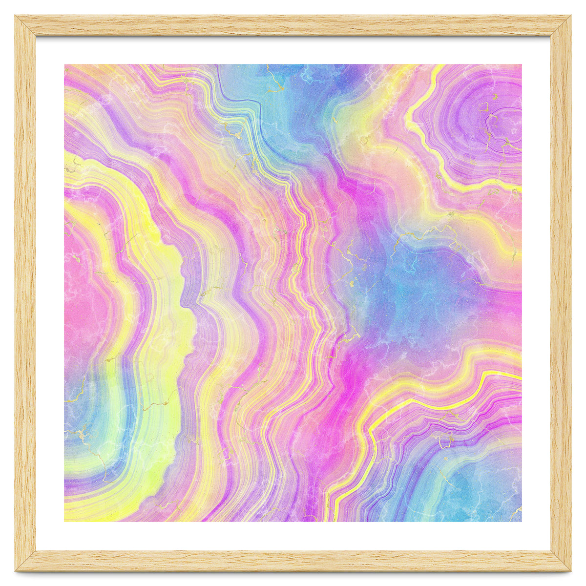 Neon Agate Texture 08