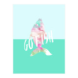 Go Fish With Quote (Print Only) thumbnail