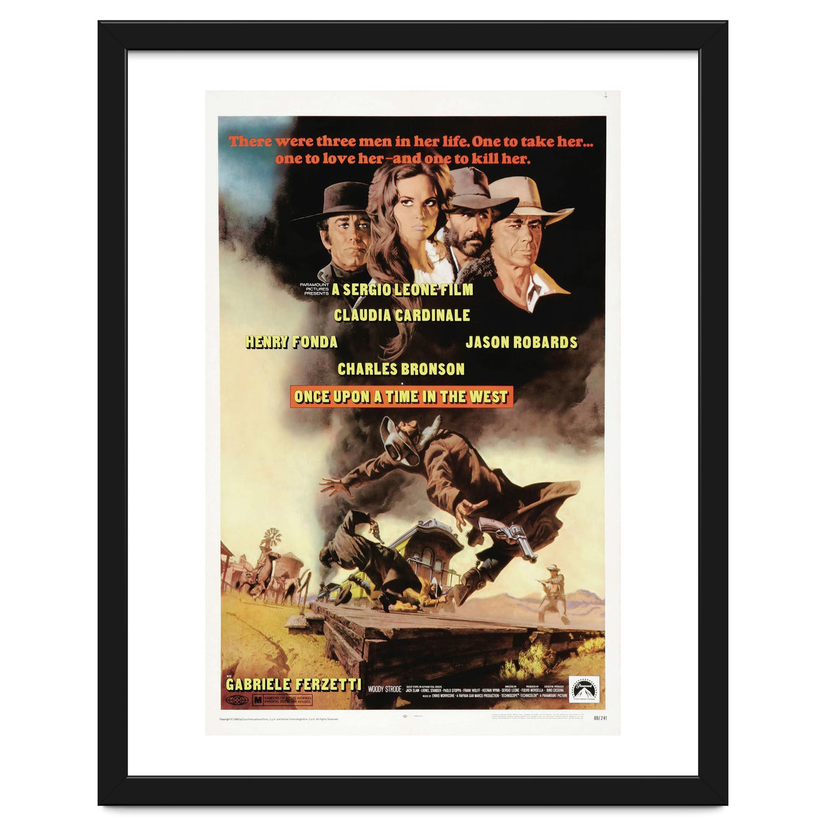 ONCE UPON A TIME IN THE WEST (1968), directed by SERGIO LEONE.