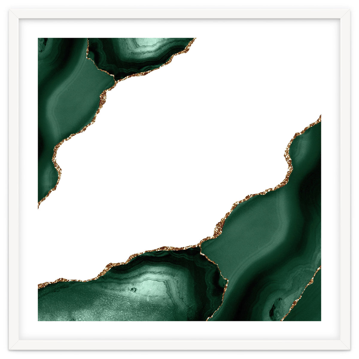 Emerald & Gold Agate Texture 16