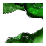 Green & Silver Agate Texture 11  (Print Only) thumbnail