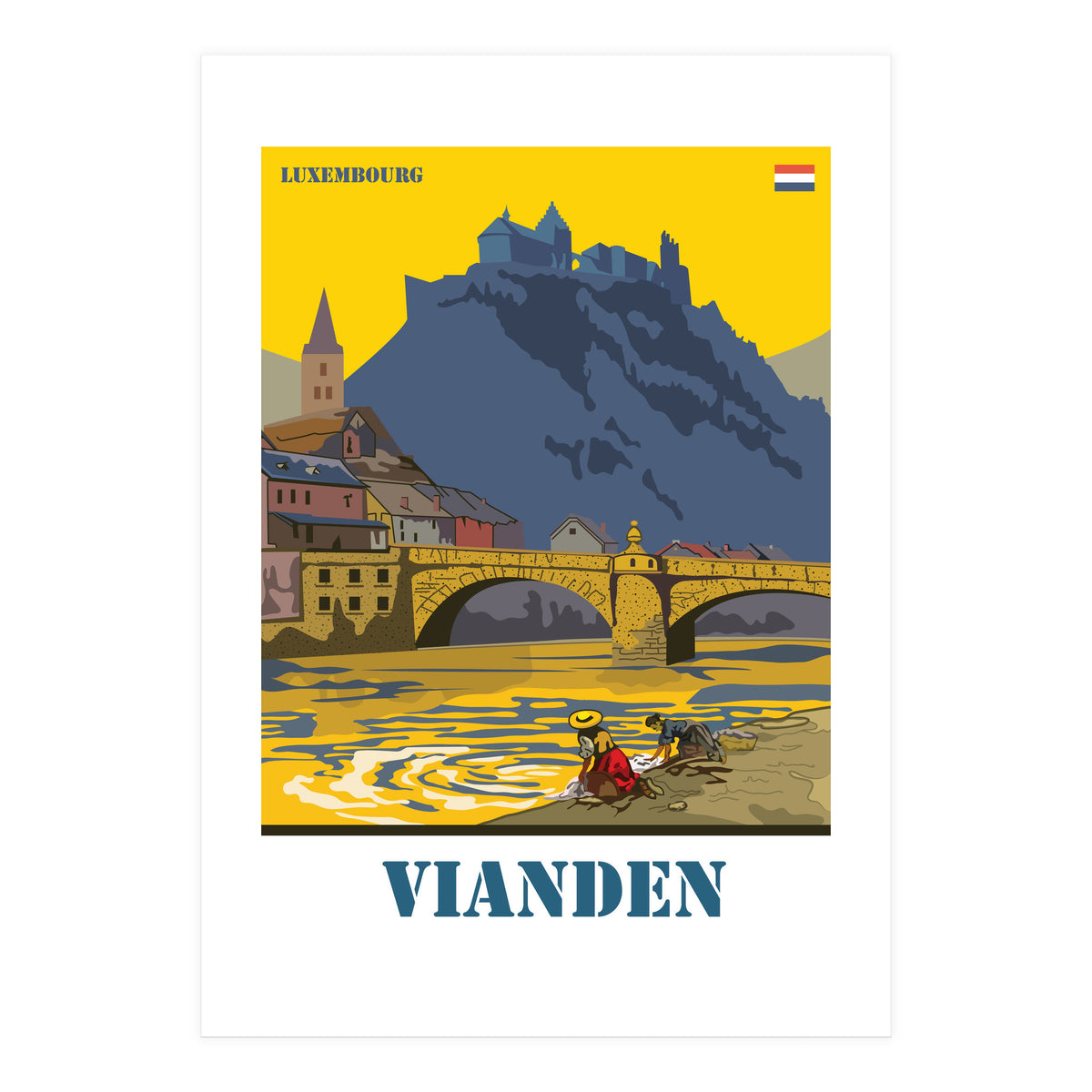 Vianden Luxembourg (Print Only)