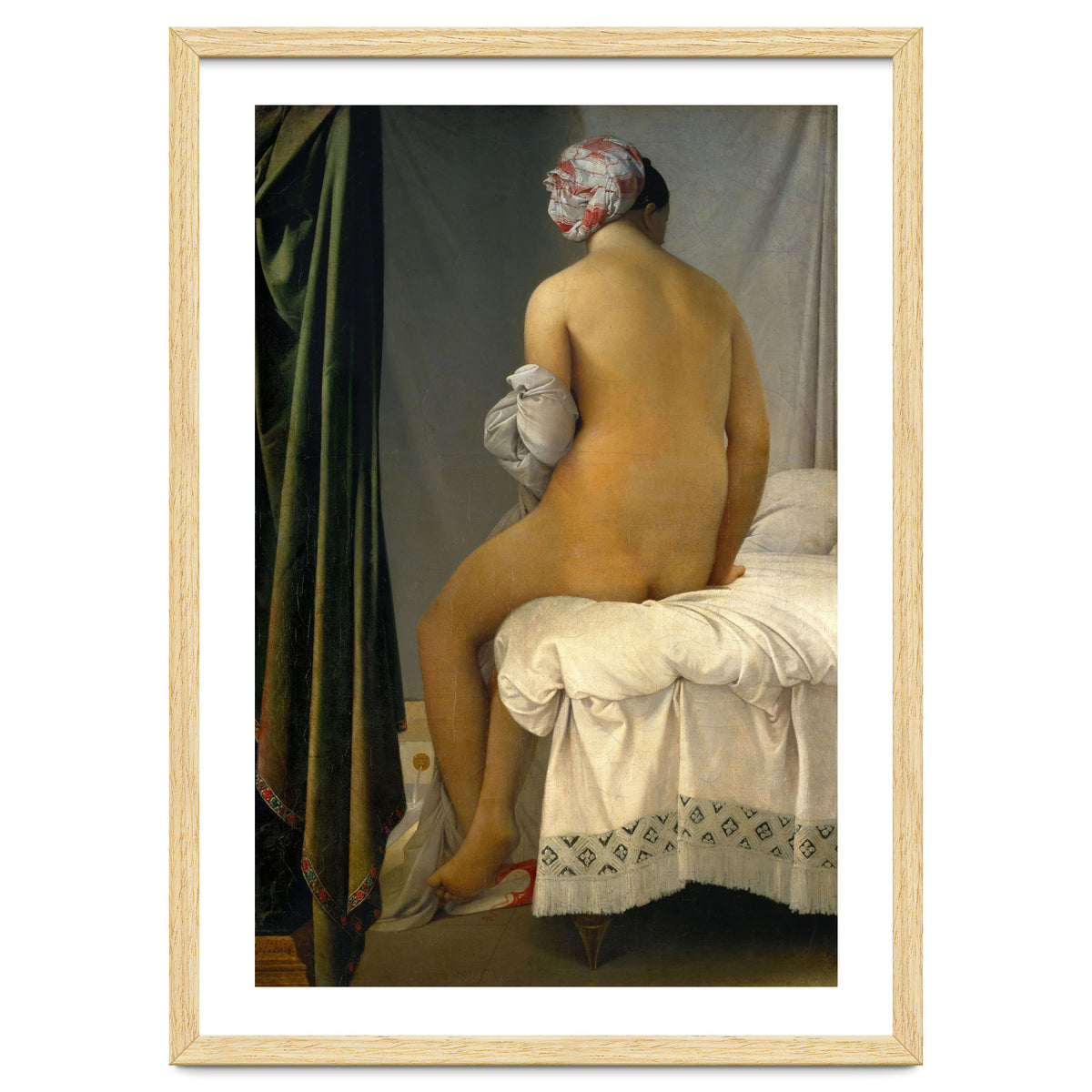 Jean Auguste Dominique Ingres / 'The Valpinçon Bather', 1806, Oil on canvas, 146 × 97,5 cm, RF 259.