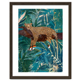 Leopard wearing shoes in the jungle thumbnail