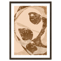 Abstract Brown Scratch