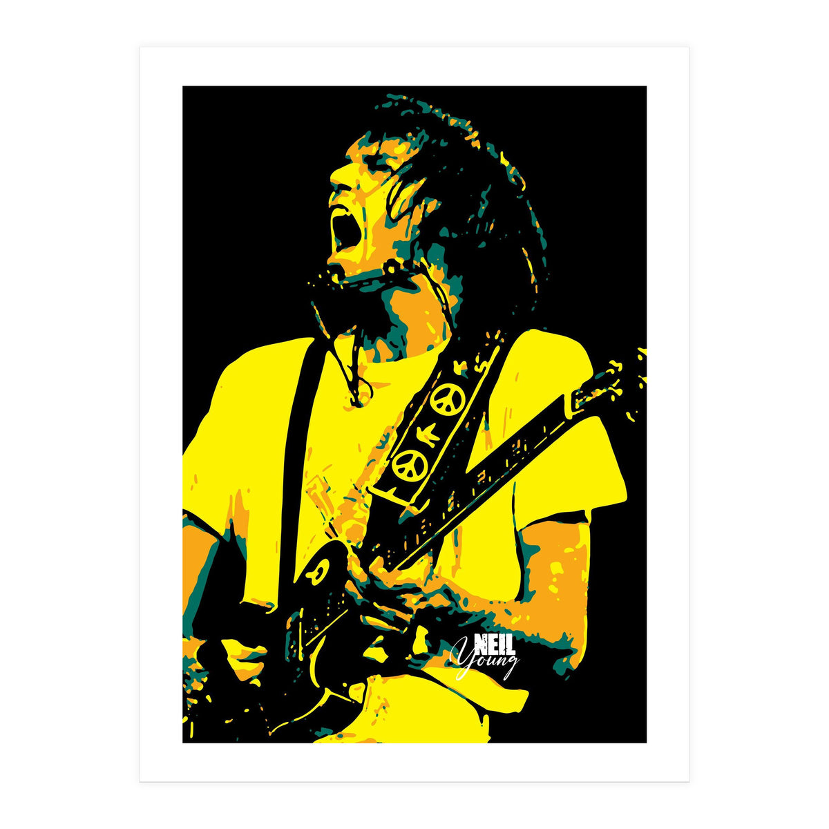 Neil Young Musician Legend 2 (Print Only)