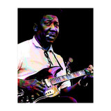 Muddy Waters American Blues Singer Legend Colorful Art (Print Only) thumbnail