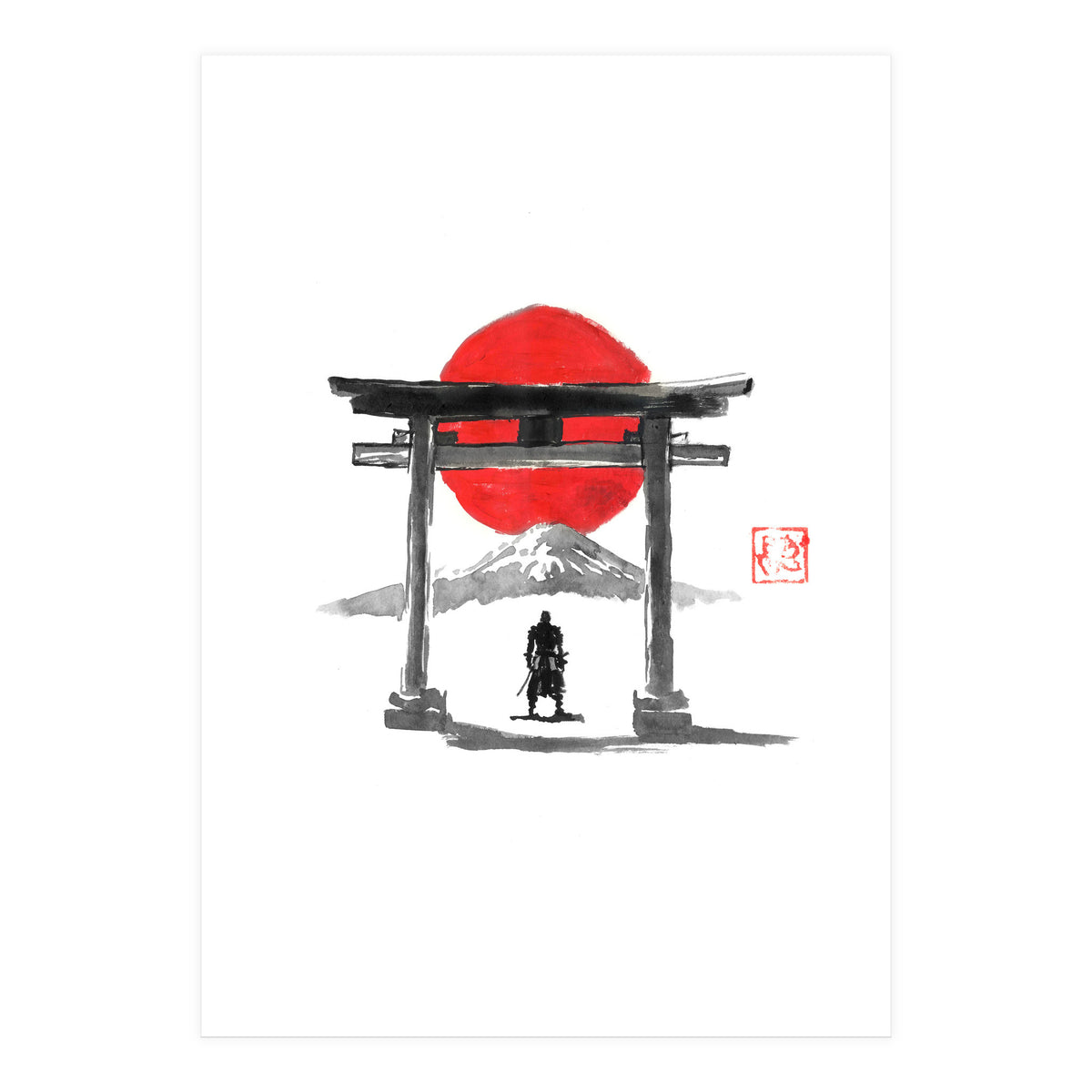 Samurai At The Gate (Print Only)