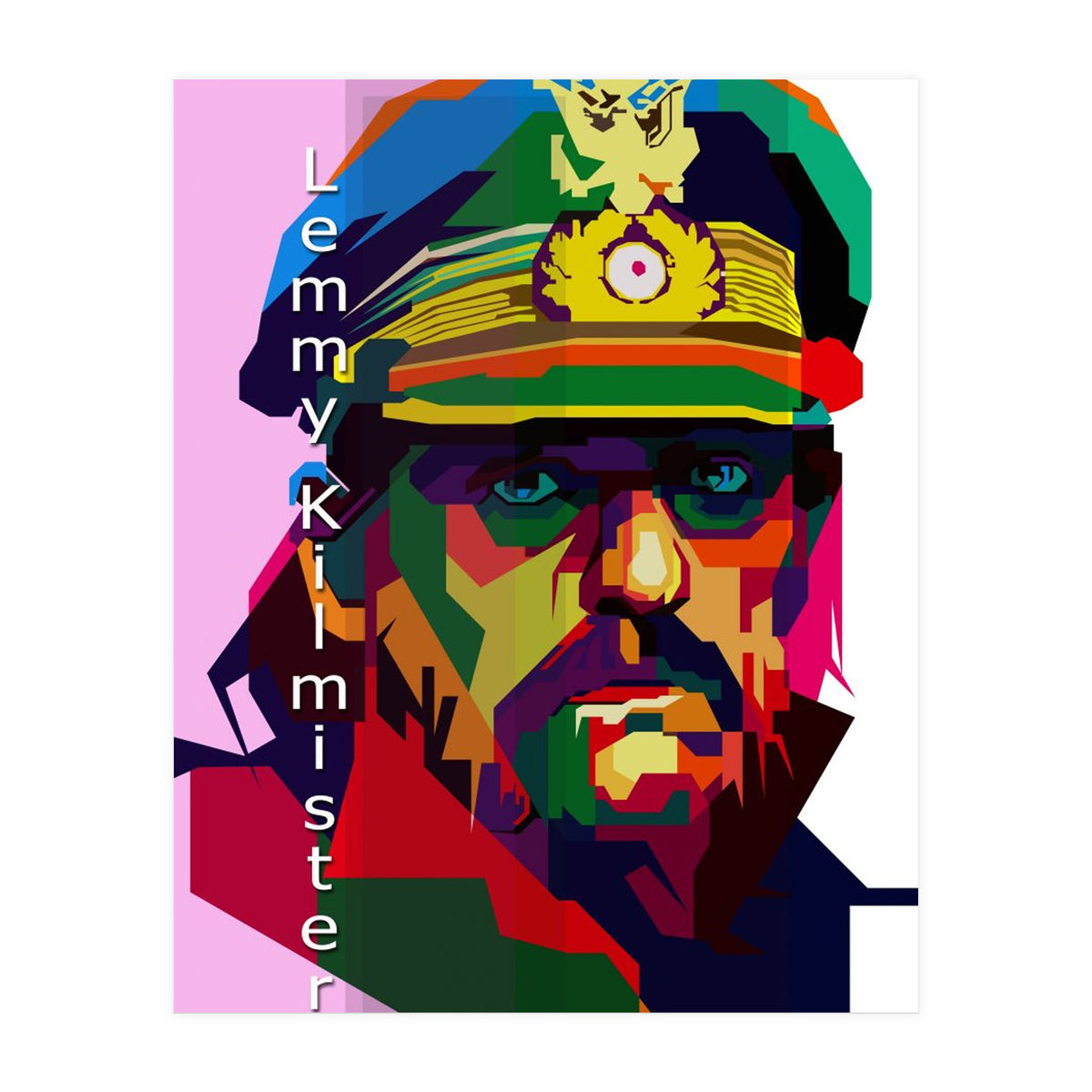 Lemmy Kilmister Motorhead English Metal Pop Art Wpap (Print Only)