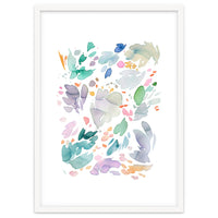Abstract Watercolor Summer Flowers II