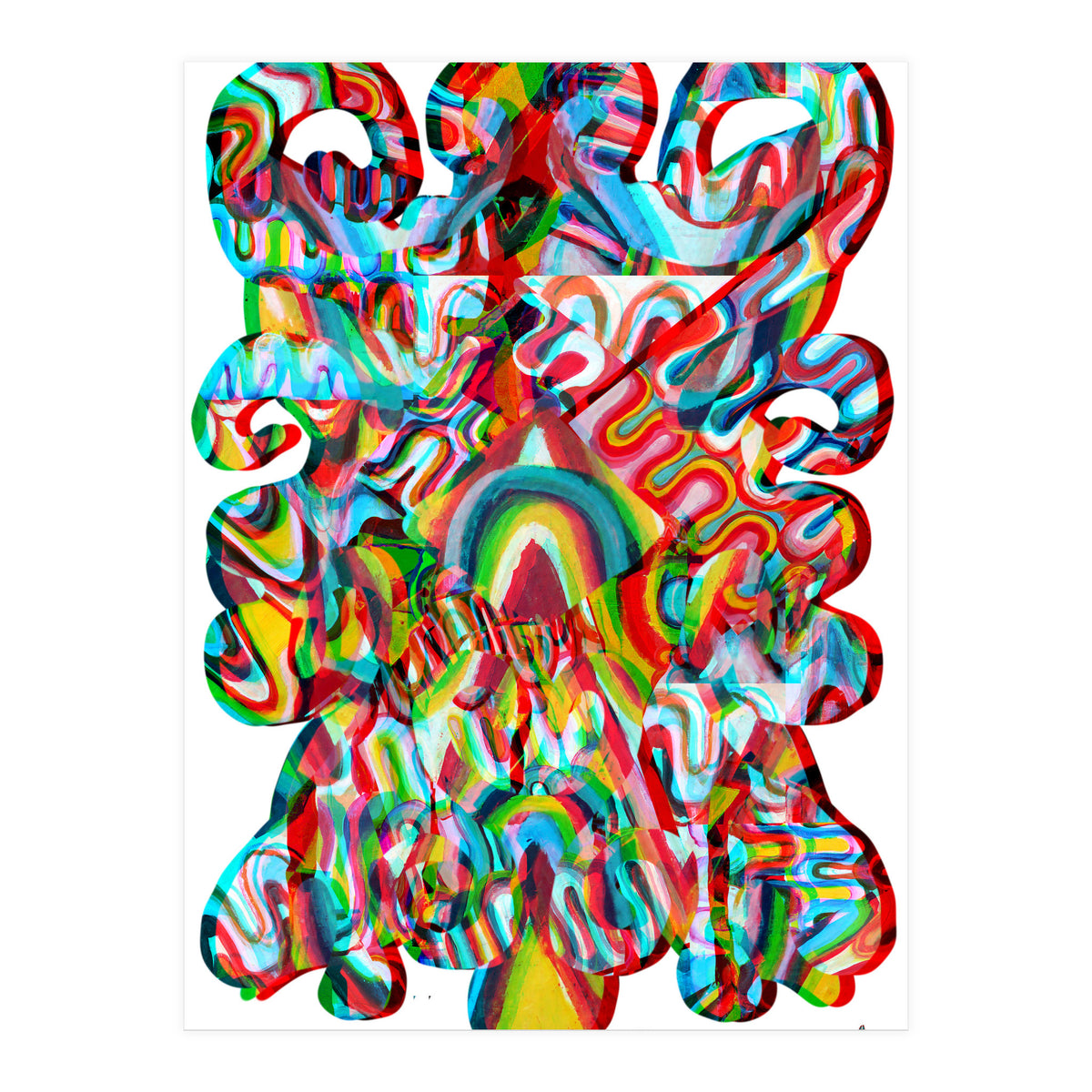 Pop Abstract Asimetrico 42 Copia (Print Only)