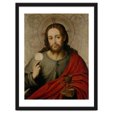 Juan de Juanes / 'The Saviour', 1545-1550, Spanish School, Oil on panel, 73 cm x 49 cm, P00845. thumbnail