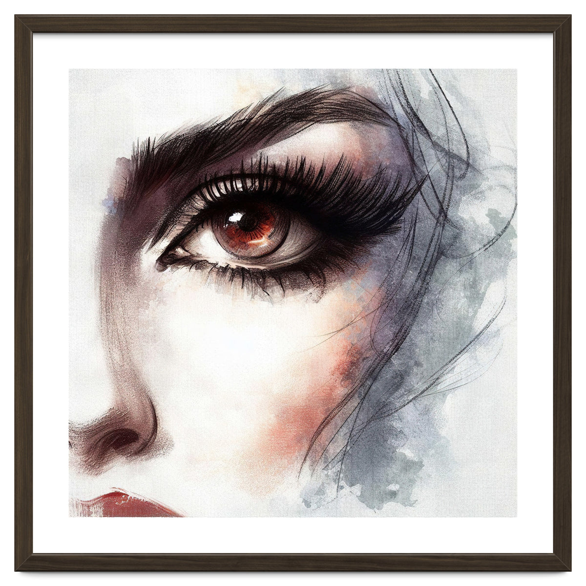 Amber Eye Portrait Fragment