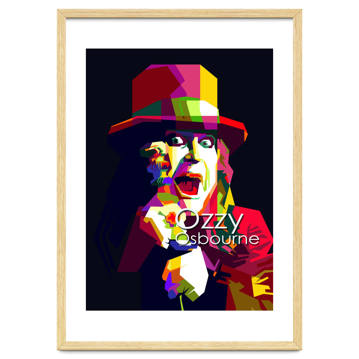 Ozzy Osbourne Metal Classic Rock Pop Art WPAP