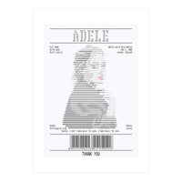 Receipt Art Adele (Print Only)