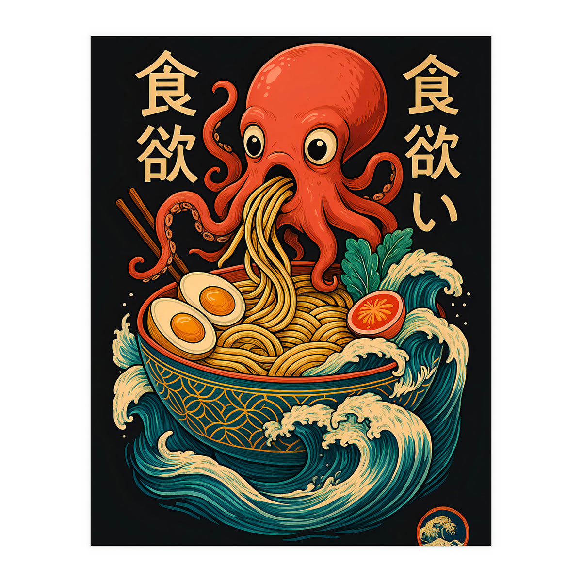 Ramen Octopus (Print Only)