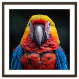Close Up Portrait Of A Colorful Macaw Parrot thumbnail