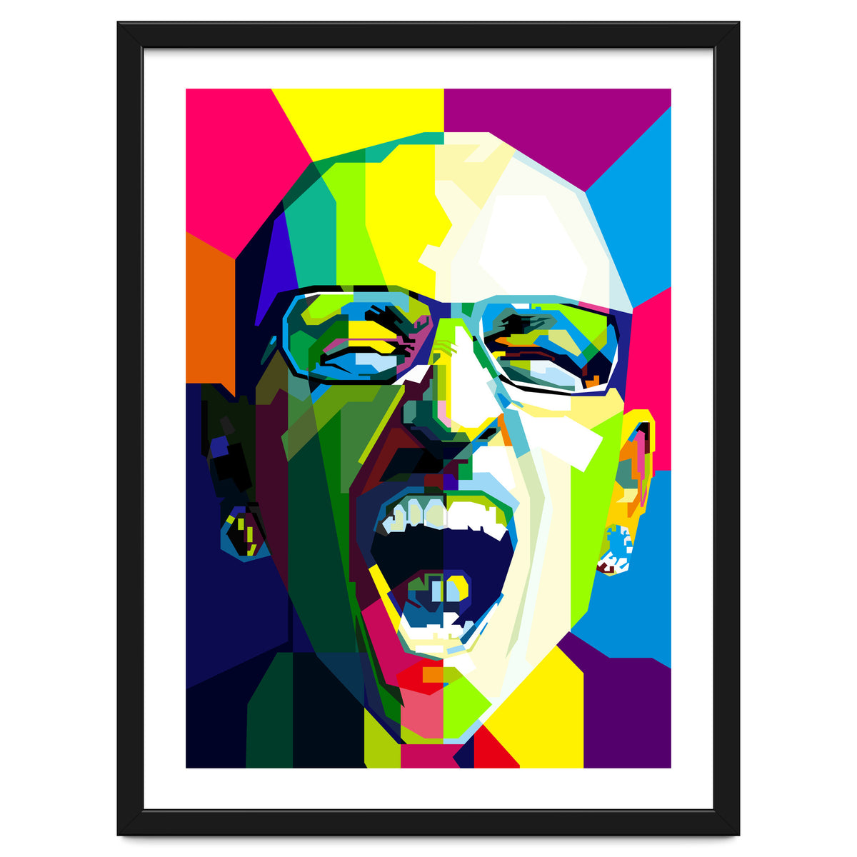 Chester Bennington Lingkin Park Pop Art Wpap