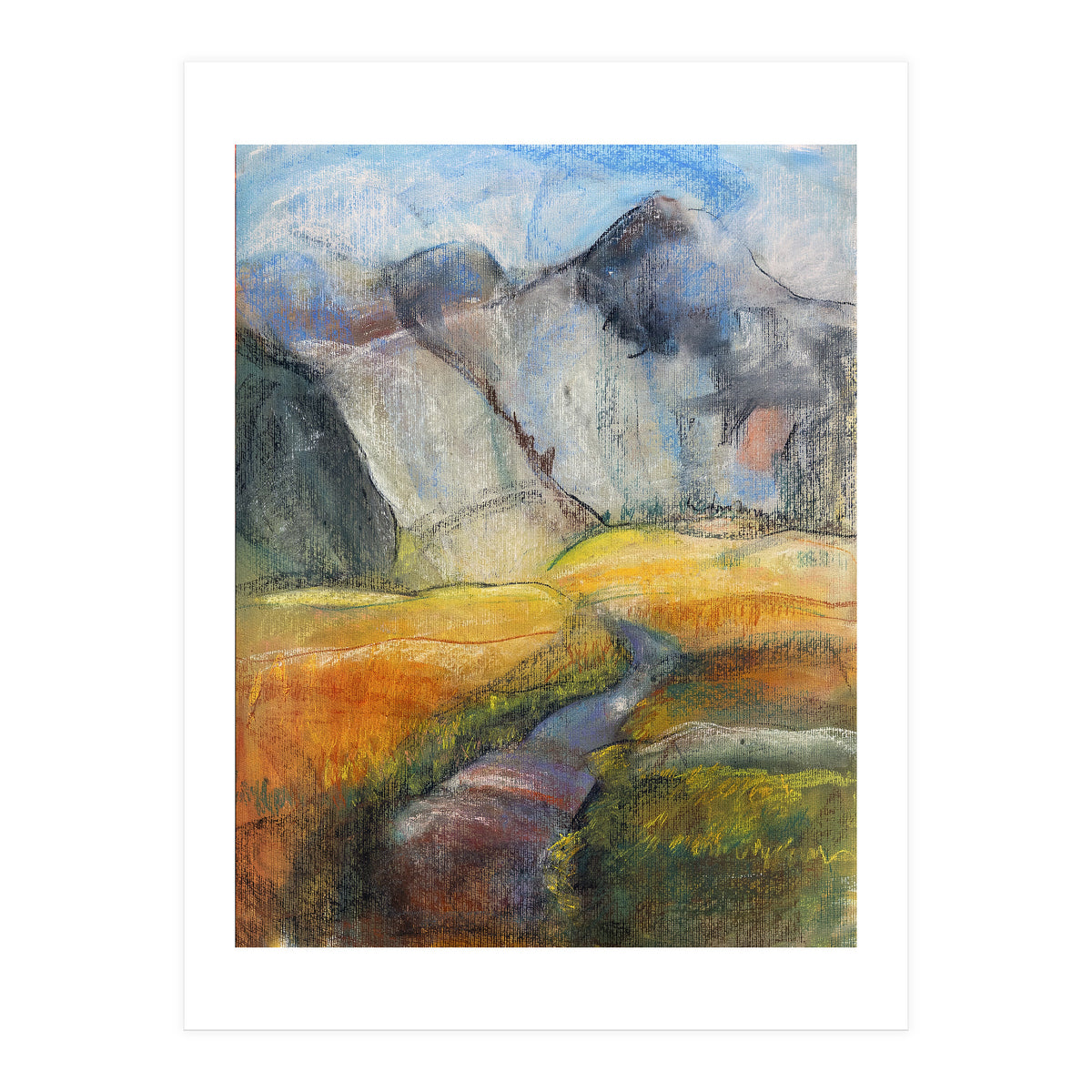 Yosemite Mountain Cliffs (Print Only)