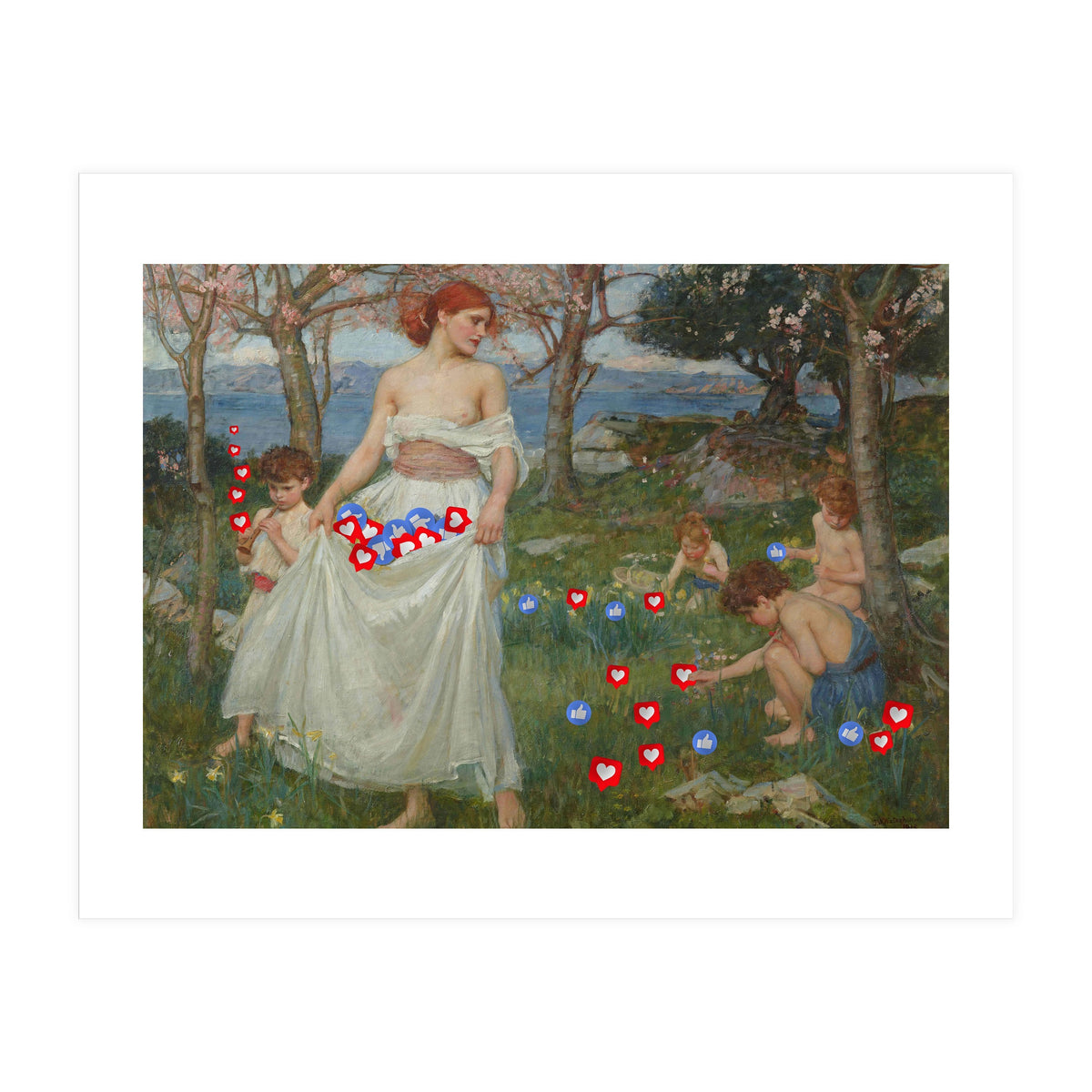 Collecting Likes (Print Only)