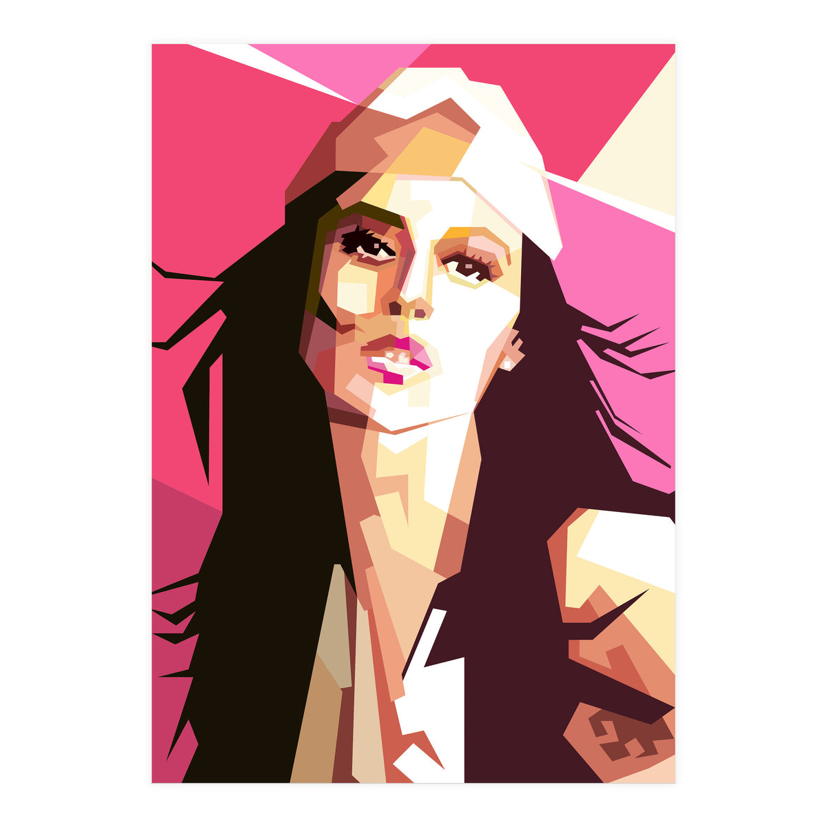 Beauty Monica Bellucci Actress Art Retro (Print Only)