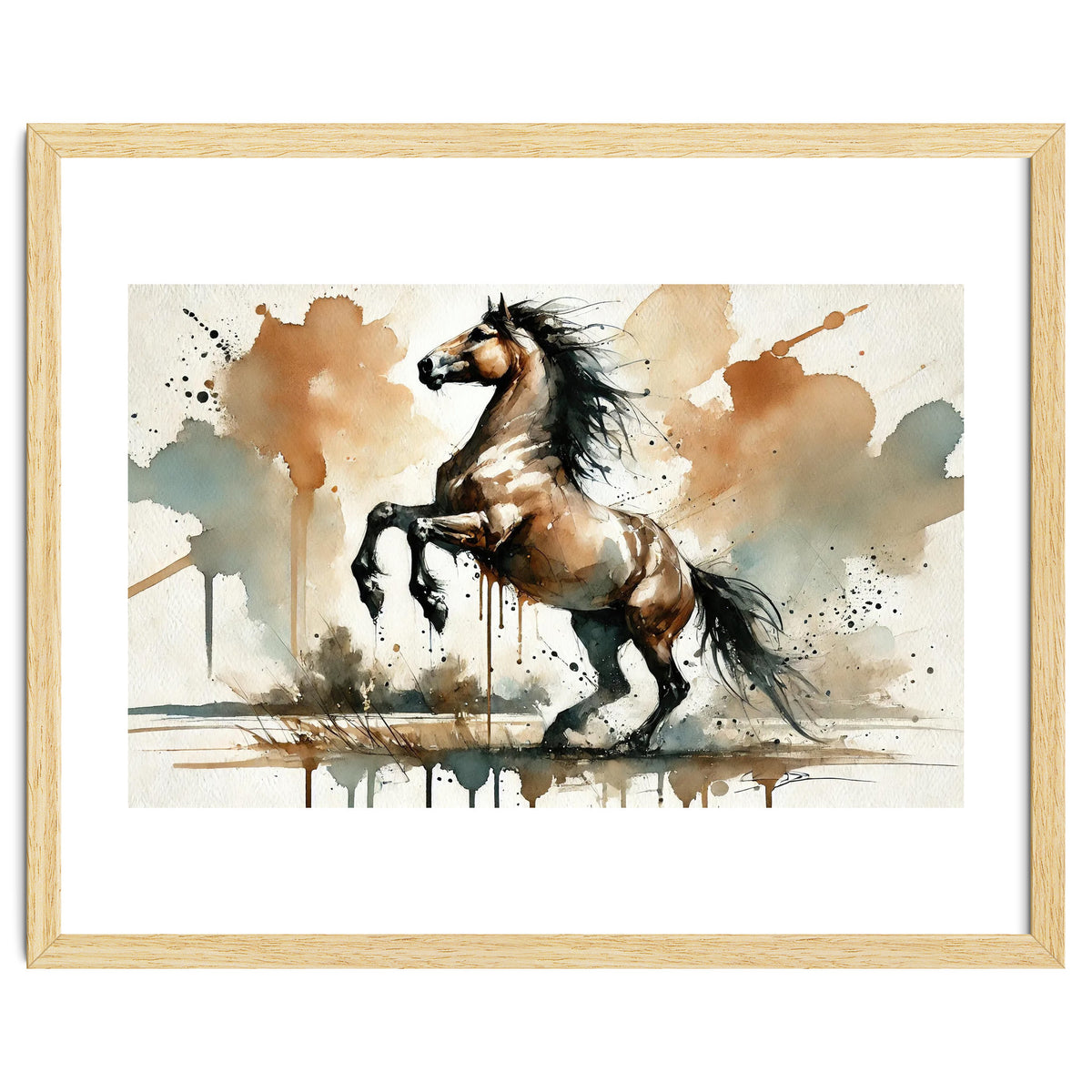 Fiery Horse Elegance