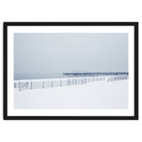 Pier in the winter seascape thumbnail