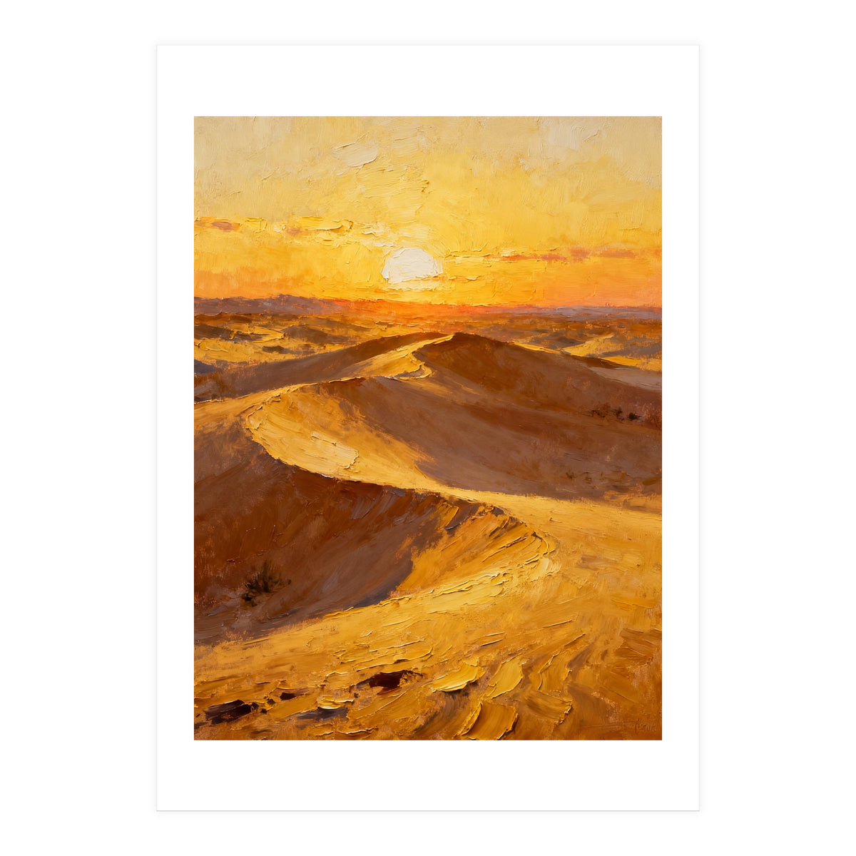 Golden Solitude (Print Only)
