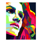 Julia Roberts Movie Actress Pop Art WPAP (Print Only) thumbnail